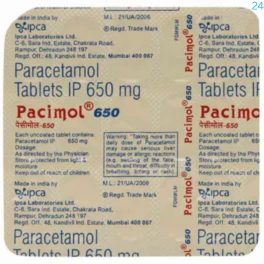 Pacimol 650 Tablet