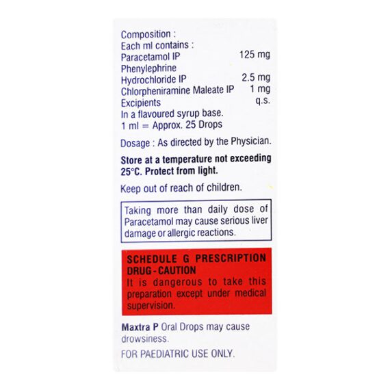 Maxtra P Drops 15ml - Image 2
