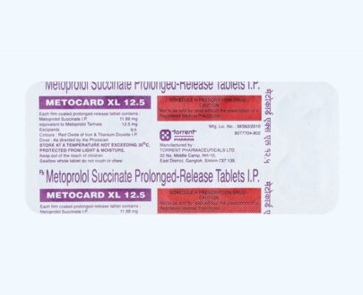 Metocard XL 12.5mg Tablet 10'S