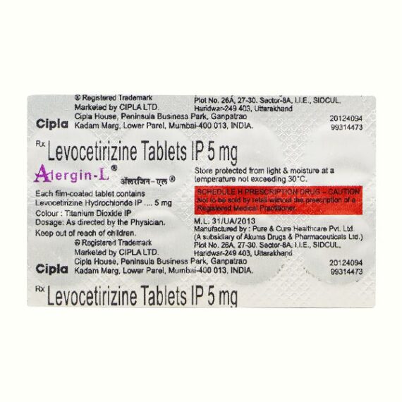 Alergin L Tablet 10'S