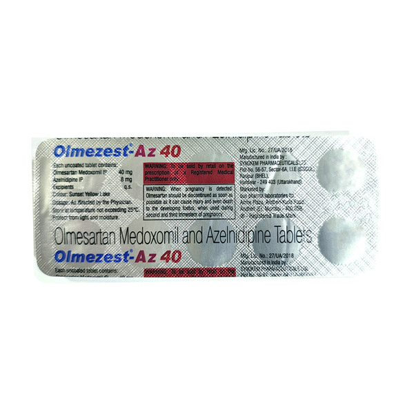OLMEZEST AZ 40 Tablet 10's - Image 2