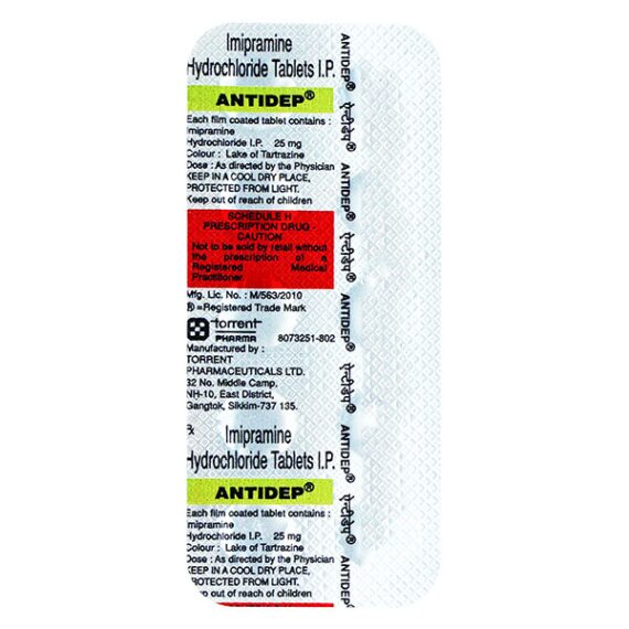 Antidep 25mg Tablet 10'S - Image 2