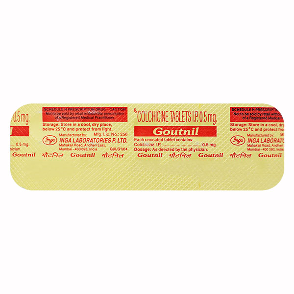 Goutnil 0.5mg Tablet 10'S
