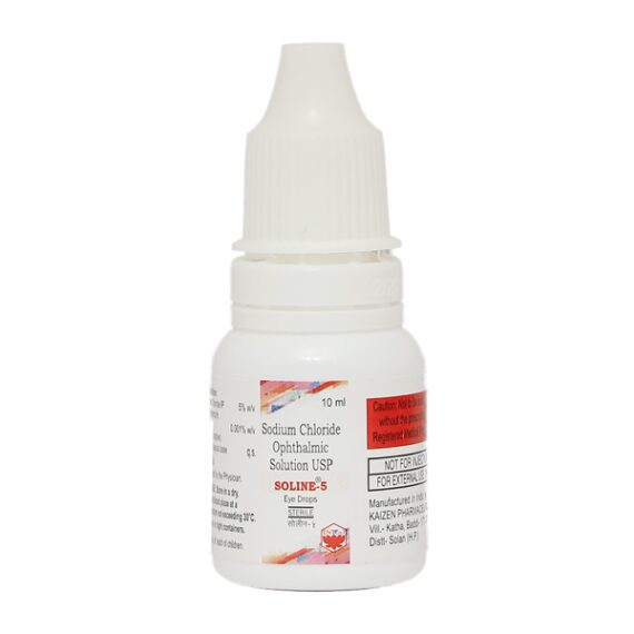 Soline 5 Eye Drops 10ml - Image 3