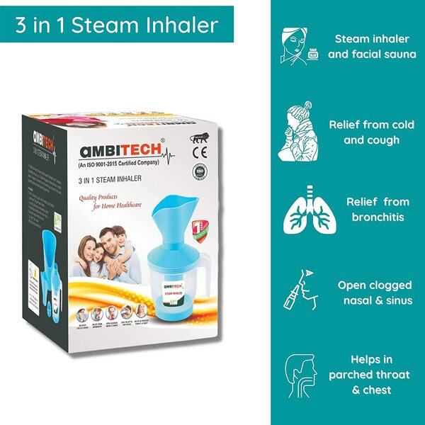 Ambitech 3 in 1 Steam Inhaler and Vaporizer - Image 2