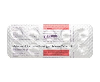 Metozaar XL 50mg Tablet 10'S