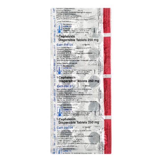 Ceff DT 250mg Tablet 10'S