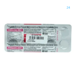 Pregaba MNT 75mg/10mg/1500mcg Tablet