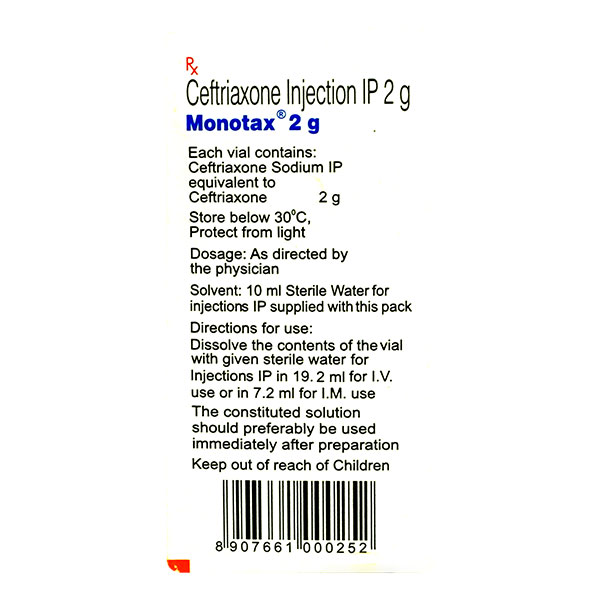 MONOTAX 2gm Injection 1's - Image 2