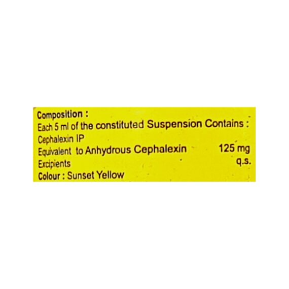 CEPHAXIN 125 Dry Syrup 30ml - Image 3