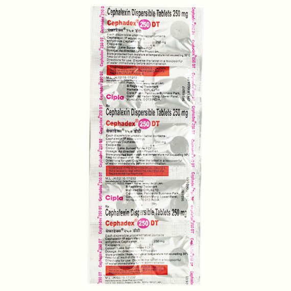 Cephadex DT 250mg Tablet 10'S