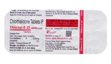 CHLORNOL 6.25 Tablet 10's