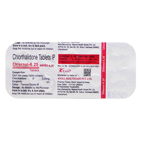 CHLORNOL 6.25 Tablet 10's