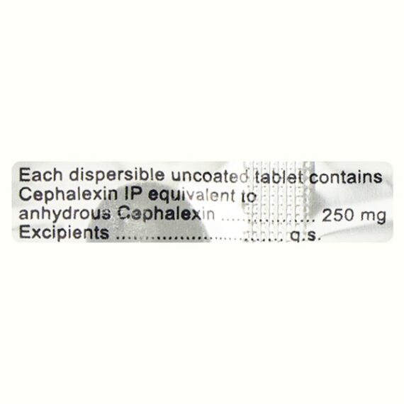 Cephadex DT 250mg Tablet 10'S - Image 2
