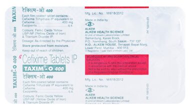 Taxim O 400mg Tablet 10'S