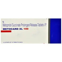 Metocard XL 100mg Tablet 10'S