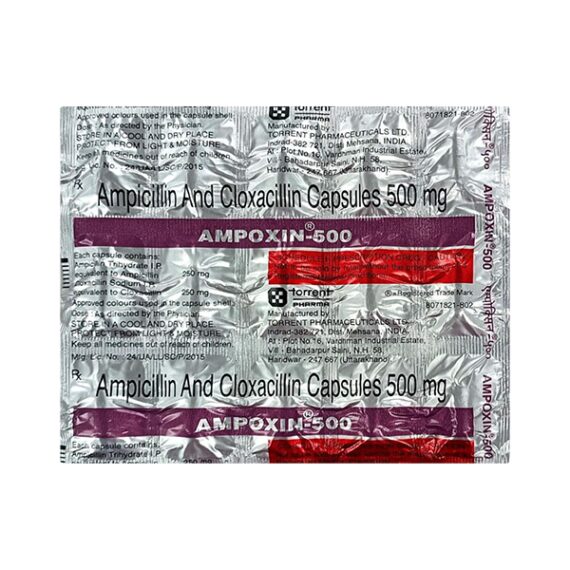 Ampoxin 500mg Capsule 15'S