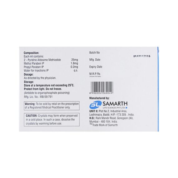 Aldopam 500mg Injection 20ml