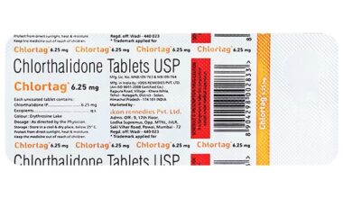 CHLORTAG 6.25 Tablet 10's
