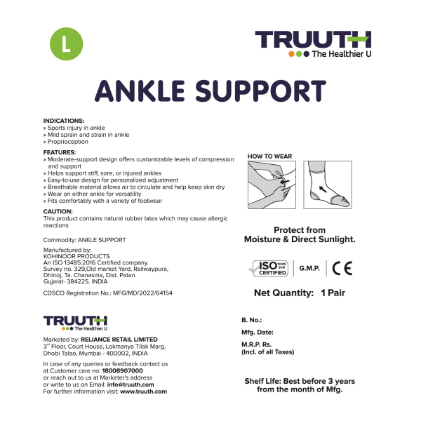Truuth Ankle Support (L) - Image 4