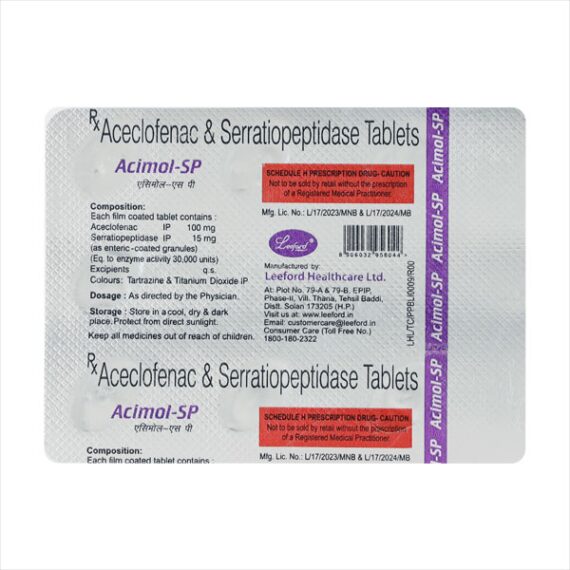 Acimol SP Tablet 10'S - Image 2