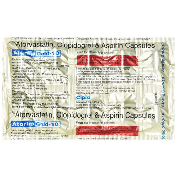 ATORLIP GOLD 10 Capsule 10's