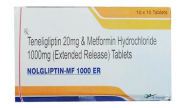 NOLGLIPTIN MF ER 1000mg Tablet 10's