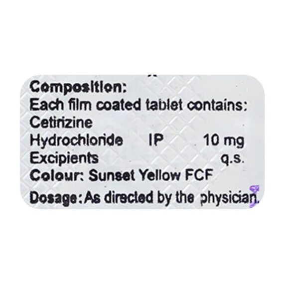 Cetriver 10mg Tablet 10'S - Image 2