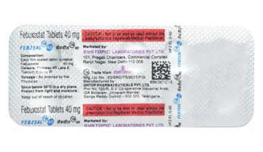 Febzeal 40mg Tablet 10'S