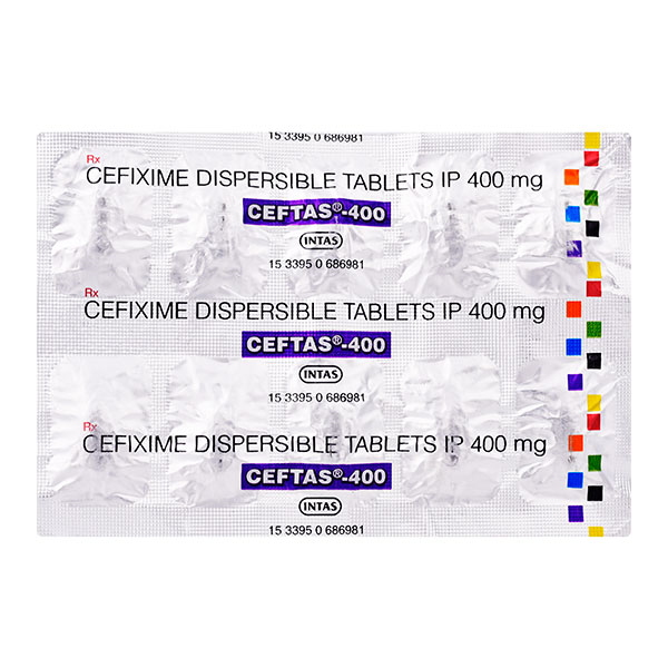 Ceftas 400mg Tablet 10'S