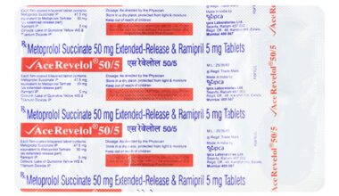 ACE Revelol 50/5mg Tablet 10'S