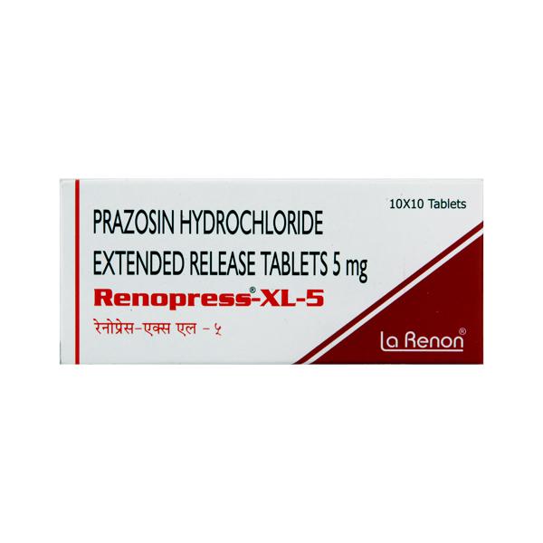Renopress XL 5mg Tablet 10'S