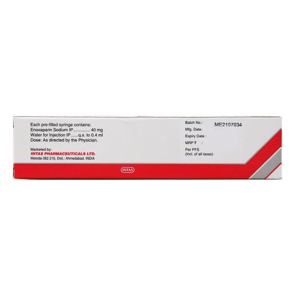 Evaparin 40mg Prefilled Syringe 0.4ml - Image 2