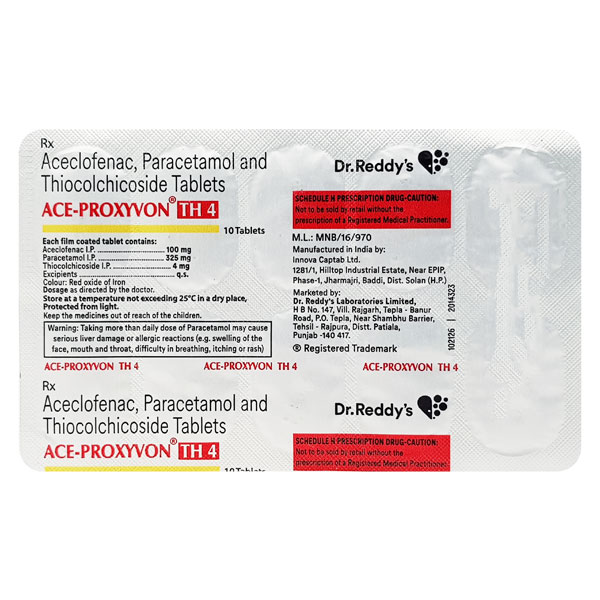 ACE Proxyvon TH 4 Tablet 10'S