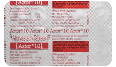 Aztor 10mg Tablet 15'S