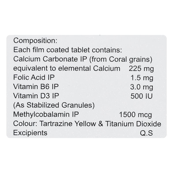 CORAL CALCIUM B12 Tablet 15's - Image 3