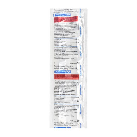 Telsartan AM 40mg Tablet 10'S