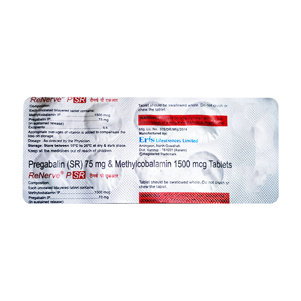 Renerve P SR Tablet 10'S