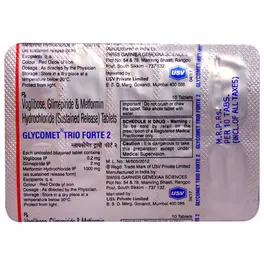 Glycomet Trio Forte 2 Tablet SR - Image 3