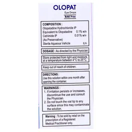 Olopat BAK Free Eye Drop - Image 2