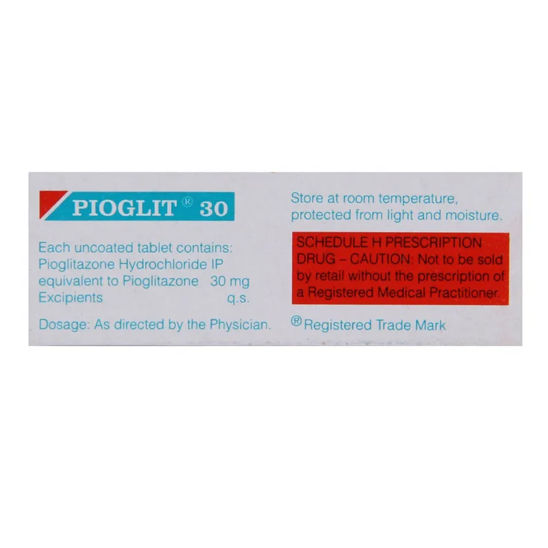 Pioglit 30 Tablet - Image 2