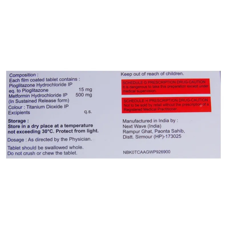 Piohope-M 15 Tablet SR - Image 3