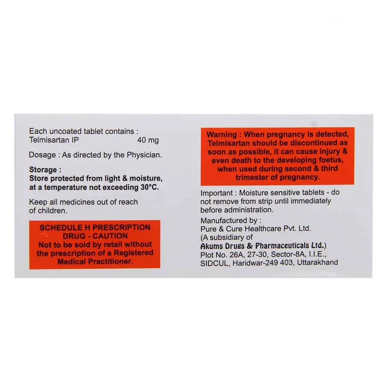 Relmisart 40 Tablet - Image 3