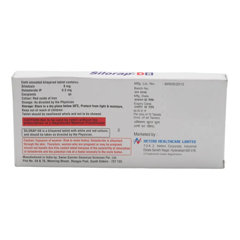 Silorap D 8mg/0.5mg Tablet - Image 4