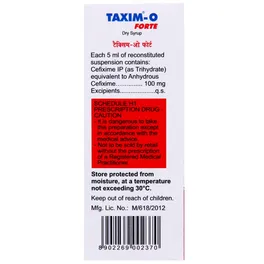 Taxim-O Forte Dry Syrup - Image 2