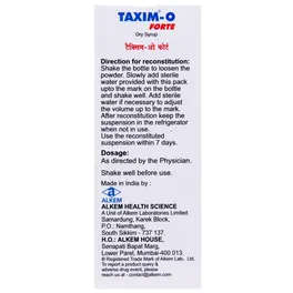 Taxim-O Forte Dry Syrup - Image 3