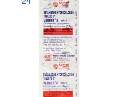 Verbet 8mg Tablet 10'S