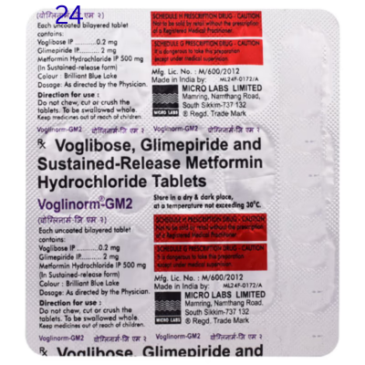 Voglinorm GM 2mg Tablet 15'S