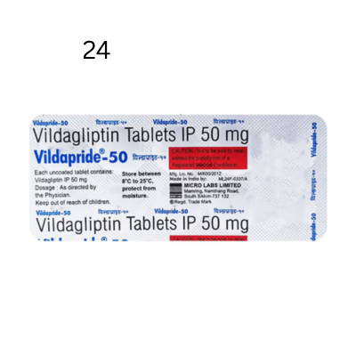 VILDAPRIDE 50 Tablet 15's