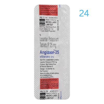 Angizaar 25mg Tablet 10'S